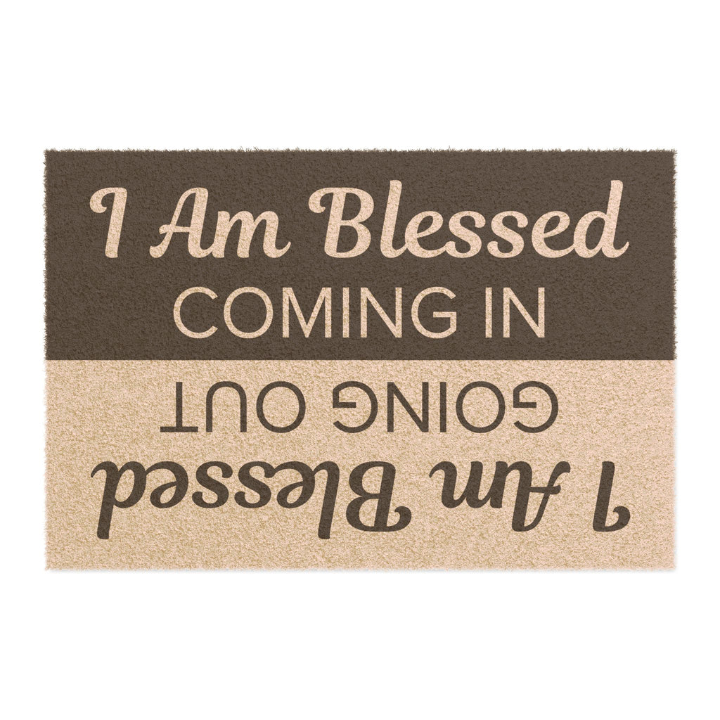 I Am Blessed Going In & I Am Blessed Going Out Doormat