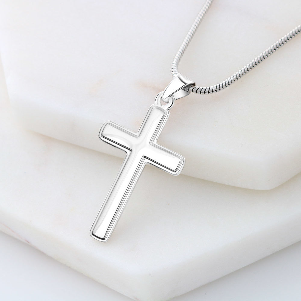 Unbreakable Faith Cross – Premium Stainless Steel